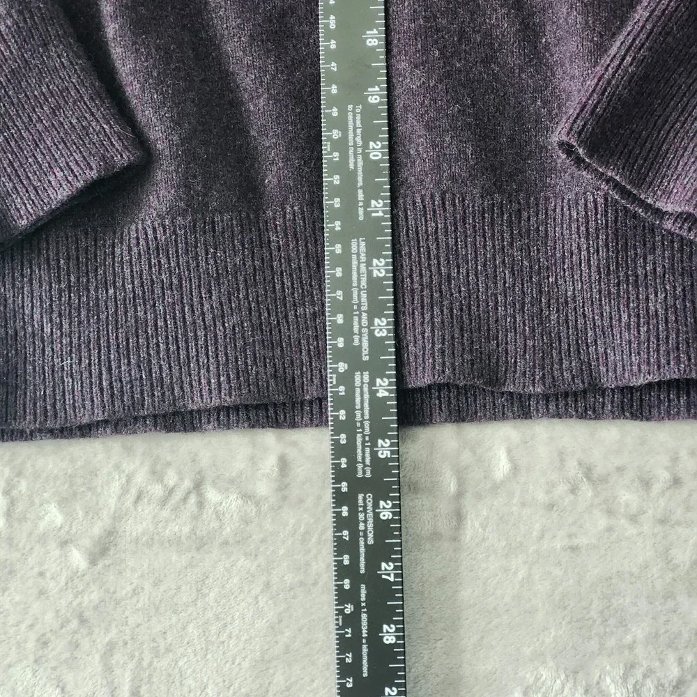 Banana Republic Men's Crewneck Italian Yarn by Filpucci‎ Purple Gray Size Medium